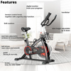 Indoor Exercise Bike Track Heart Rate Calories Distance Time Speed