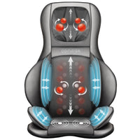 Shiatsu Neck And Back Massager APP Control 2D 3D Kneading Full Back Massager with Heat And Compression Massage Chair Pad for Shoulder Neck Back