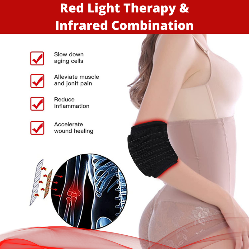 Red & Near Infrared LED Light Belt 660nm 850nm Adjustable Wrap
