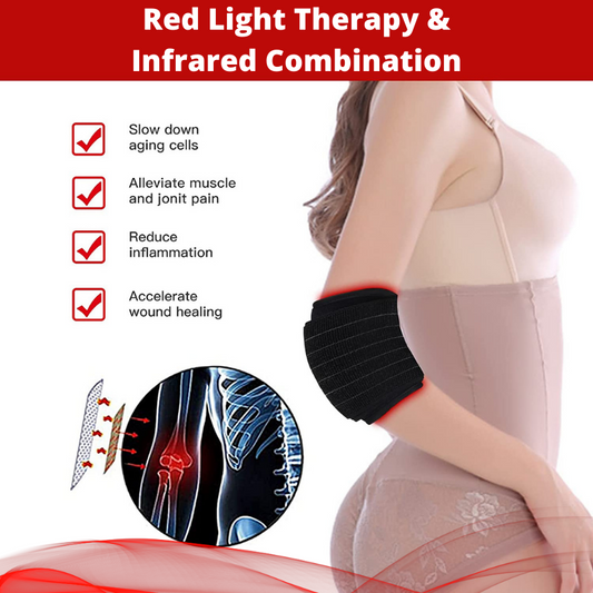 Red & Near Infrared LED Light Belt 660nm 850nm Adjustable Wrap
