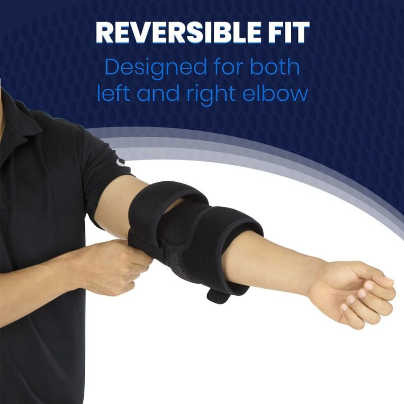 Top Sports Elbow Brace Tennis Compression Sleeve Wrap for Golfer Bursitis Arm Tendonitis Support Strap Epicondylitis Unisex