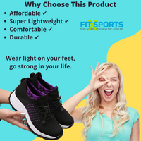 Women's Breathable Slip-On Non-Slip Running Shoes