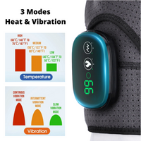 Rechargeable Heated Shoulder Wrap with Vibration – Adjustable Fit