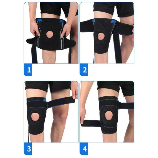 Knee Brace with Side Stabilizers for Support & Stability