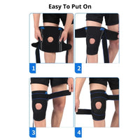 Knee Brace with Side Stabilizers for Support & Stability