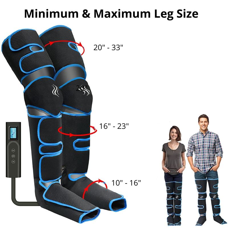 Foot & Leg Massager with Infrared Heating – Rechargeable Compression Massager