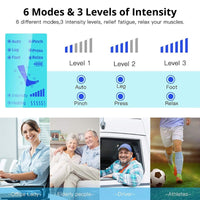 Foot & Leg Massager with Infrared Heating – Rechargeable Compression Massager