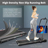 Foldable Treadmill 2 HP Easy-To-Use Remote Control Bluetooth and LED Display
