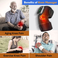 3-in-1 Rechargeable Heated Wrap with Vibration – Knee, Shoulder & Elbow