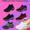 Women's Walking Shoes Sock Sneakers Mesh Slip On Air Cushion Design Lightweight Breathable Casual Shoes