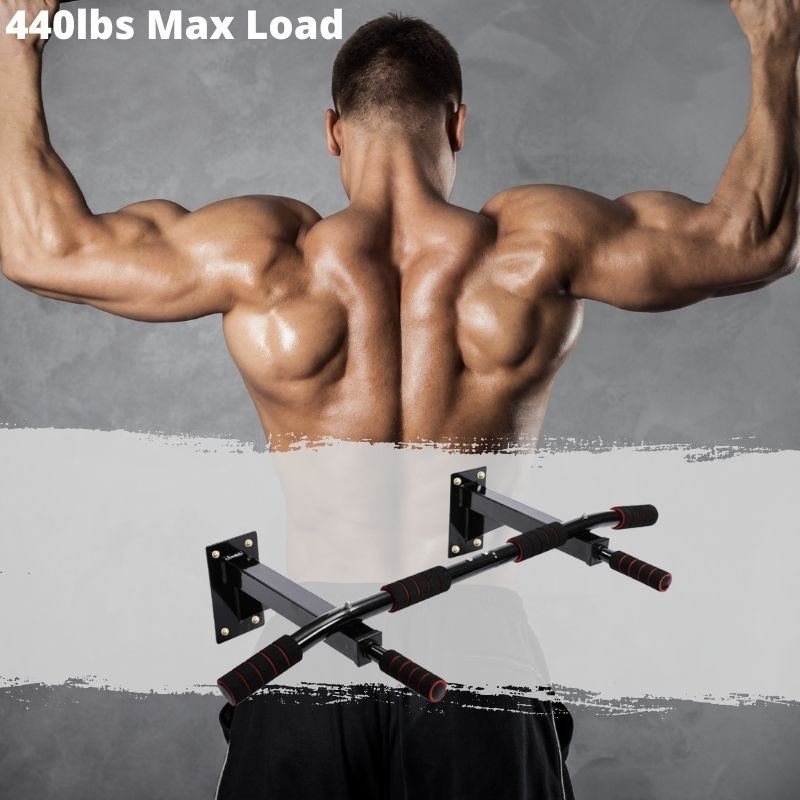 Multifunctional Wall Mounted Pull Up Bar For Home Gym