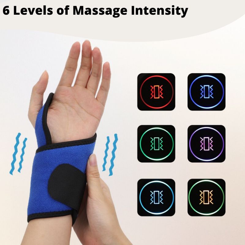 Electric Wrist Brace With Heat and Vibration Massage