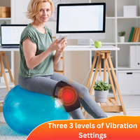 Rechargeable Heated Knee Wrap with Vibration – Adjustable Fit