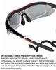 Polarized Sports Prescription Frame Sunglasses with 5 Interchangeable Lenses With UV400 Protection