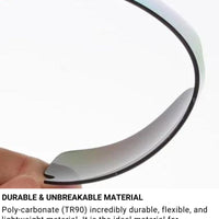 Polarized Sports Prescription Frame Sunglasses with 5 Interchangeable Lenses With UV400 Protection