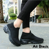 Women's Walking Shoes Sock Sneakers Mesh Slip On Air Cushion Design Lightweight Breathable Casual Shoes