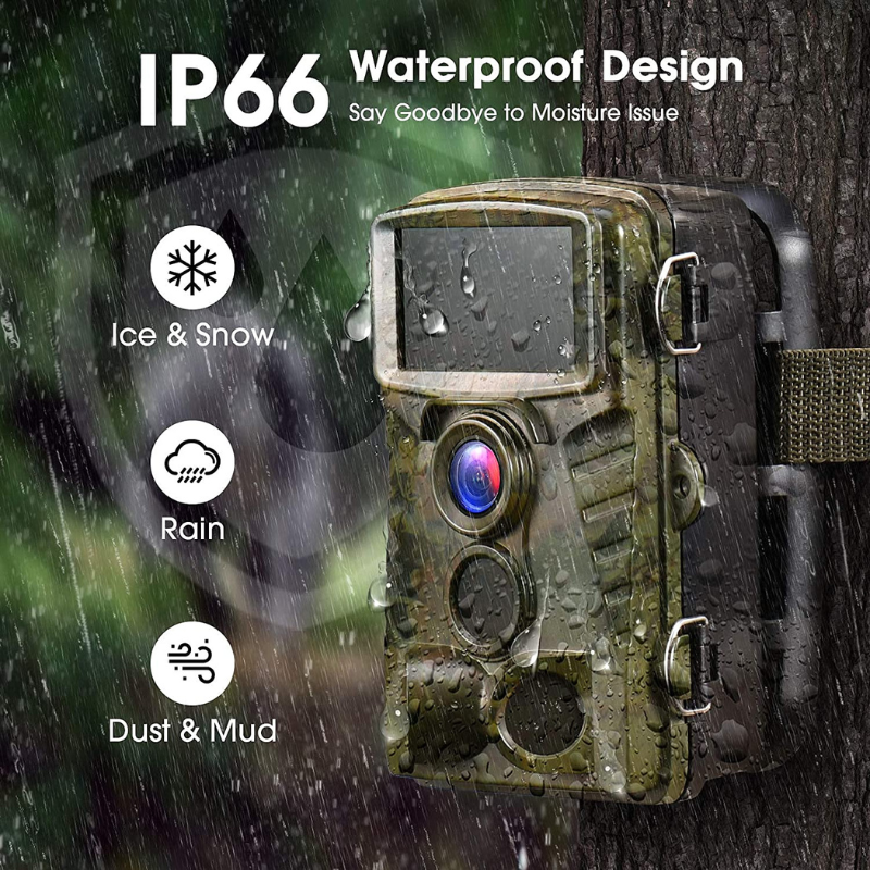 Infrared Dual Night Vision Hunting Trail Camera 4K Waterproof WIFI 48 MP Camera Home Security Camera