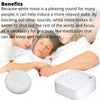 White Noise Machine USB Rechargeable Timed Shutdown Sleep Sound Machine For Sleeping Relaxation for Baby Adult Office Travel