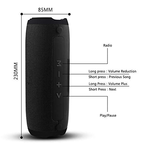 Mini Portable Wireless Bluetooth Speaker, Use As A Speakerphone, Radio, Music Or Computer-Bluetooth Headphones & Accessories-Fit Sports 