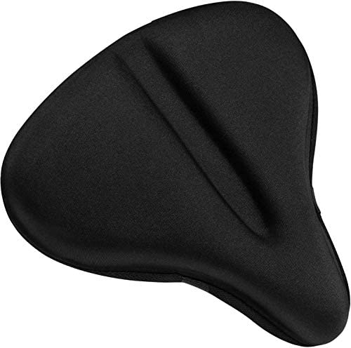 Wide Gel Bike Seat Cover Fits Spin Stationary Bikes