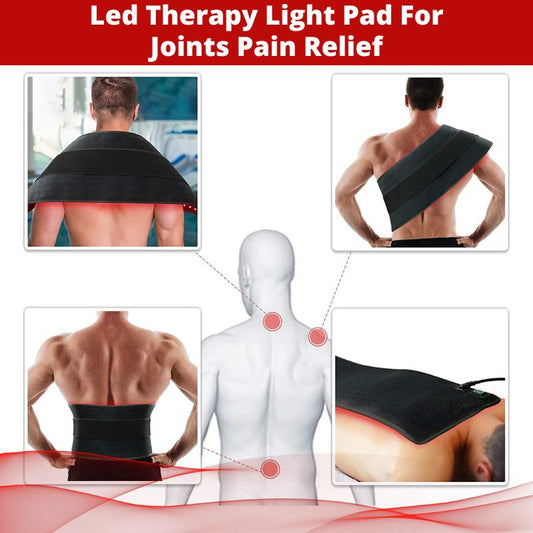Red & Near Infrared LED Light Belt 660nm 850nm Adjustable Wrap