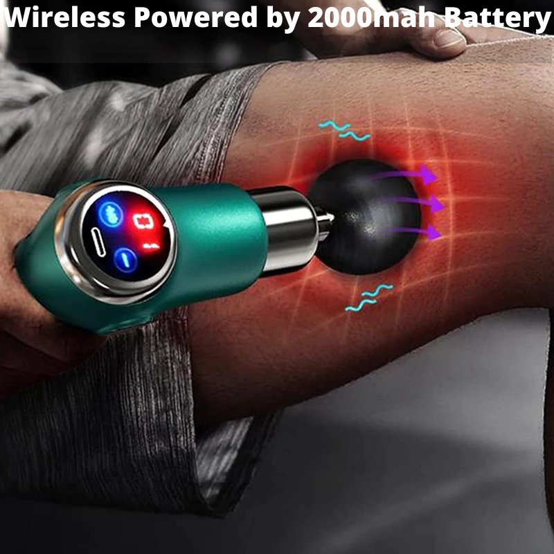 Portable 32-Speed Compact Massage Gun Deep Percussion Muscle Massager