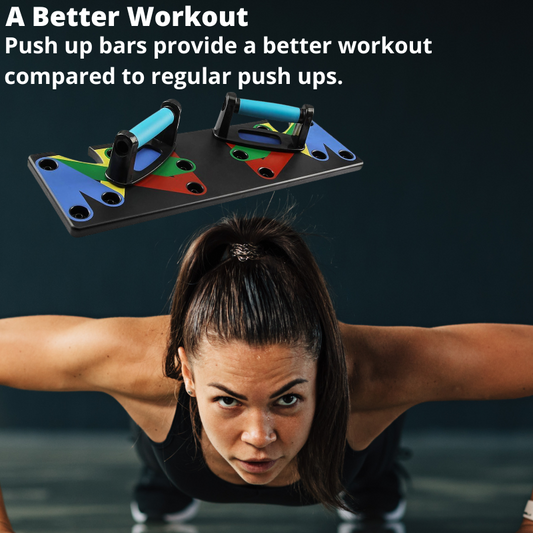 Push Up Board 9 In 1 Home Workout Equipment Multi-Functional Push Up System Fitness Chest Muscle Exercise Burn Fat Strength Training