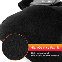 Rechargeable Heated Knee Wrap with Vibration – Adjustable Fit