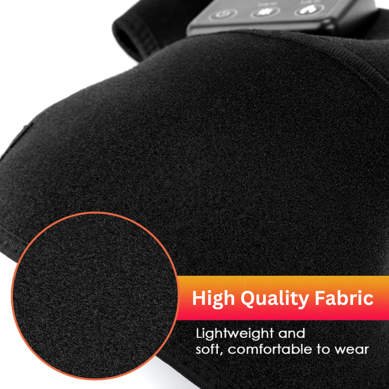 Rechargeable Heated Knee Wrap with Vibration – Adjustable Fit