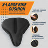 Load image into Gallery viewer, Wide Gel Bike Seat Cover Fits Spin Stationary Bikes
