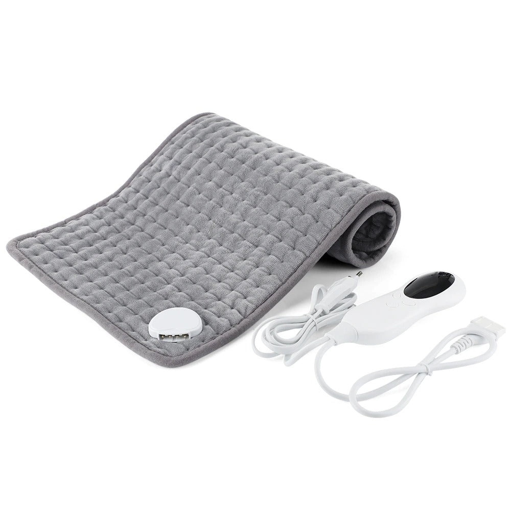 Electric Heating Pad for Back Pain And Cramps Relief Auto Shut Off 12"x 24"