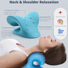 Neck Stretcher Cervical Chiropractic Traction Device Pillow for Pain Relief Cervical Spine Alignment