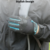 Breathable Touch Screen Bike Gloves With Shock-Absorbing Gel Padding