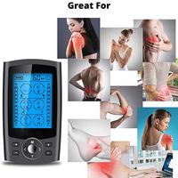 36-Mode Dual Channel Electric Muscle Stimulator with LCD