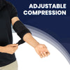 Top Sports Elbow Brace Tennis Compression Sleeve Wrap for Golfer Bursitis Arm Tendonitis Support Strap Epicondylitis Unisex