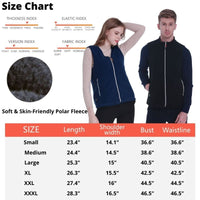 Heated Vest 5 Heating Zones 3 Heating Levels Lightweight Heated Jacket Unisex
