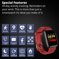 Smart Watch Fitness Tracker Waterproof Activity Watch for iOS & Android Unisex