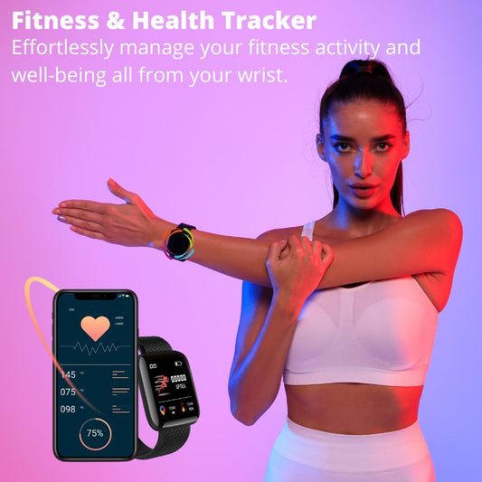 Smart Watch Fitness Tracker Waterproof Activity Watch for iOS & Android Unisex