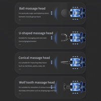 Massage Gun 32 Levels Deep Tissue Percussion Gun for Muscle Massage