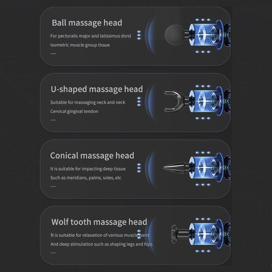 Massage Gun 32 Levels Deep Tissue Percussion Gun for Muscle Massage
