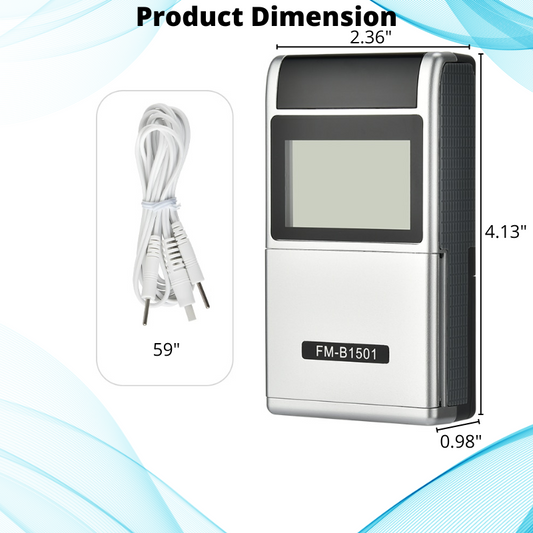 EMS Muscle Stimulator | 15 Mode 4 Channel 20 Intensity Levels