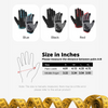 Breathable Touch Screen Bike Gloves With Shock-Absorbing Gel Padding