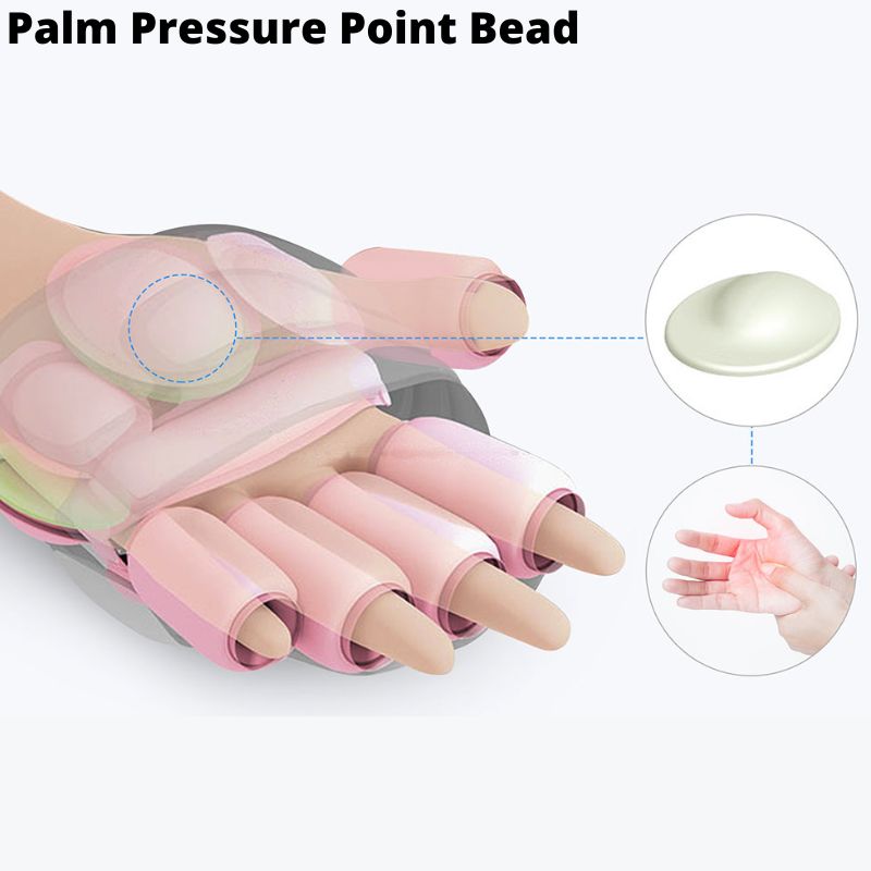 Rechargeable Hand Massager with Heat Using Air Compression