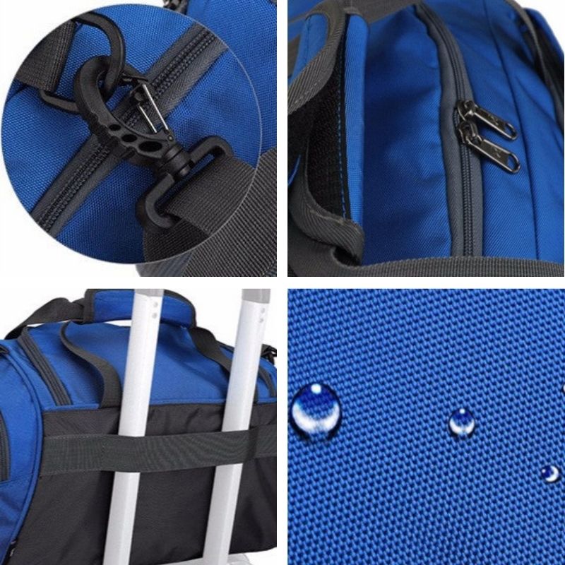 Quality Compact Gym Bag Sports Bag Travel Bag With Cross body Shoulder Strap Shoe Compartment Waterproof Unisex