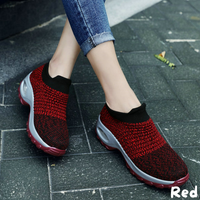 Women's Running Shoes Sock Sneakers Mesh Slip On Air Cushion Design Lightweight Breathable Casual Shoes