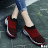 Women's Walking Shoes Sock Sneakers Mesh Slip On Air Cushion Design Lightweight Breathable Casual Shoes