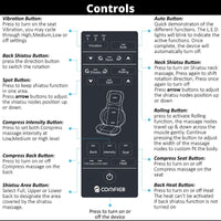 Shiatsu Neck And Back Massager APP Control 2D 3D Kneading Full Back Massager with Heat And Compression Massage Chair Pad for Shoulder Neck Back