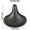 Oversized Bike Seat With Comfortable Shock Absorbing Thick Foam Great For Long Rides