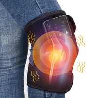 Rechargeable Heated Knee Wrap with Vibration – Adjustable Fit