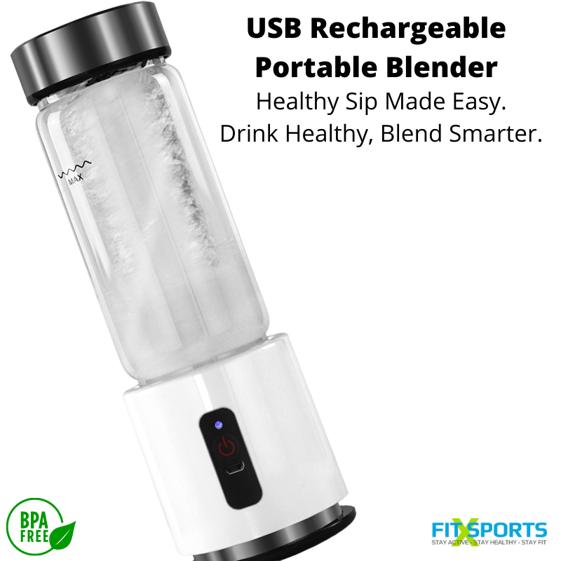 Rechargeable Portable Mini Blender 380ml USB Charge 4000mAh Battery On The Run Personal Mini Juicer for Fruits And Vegetables